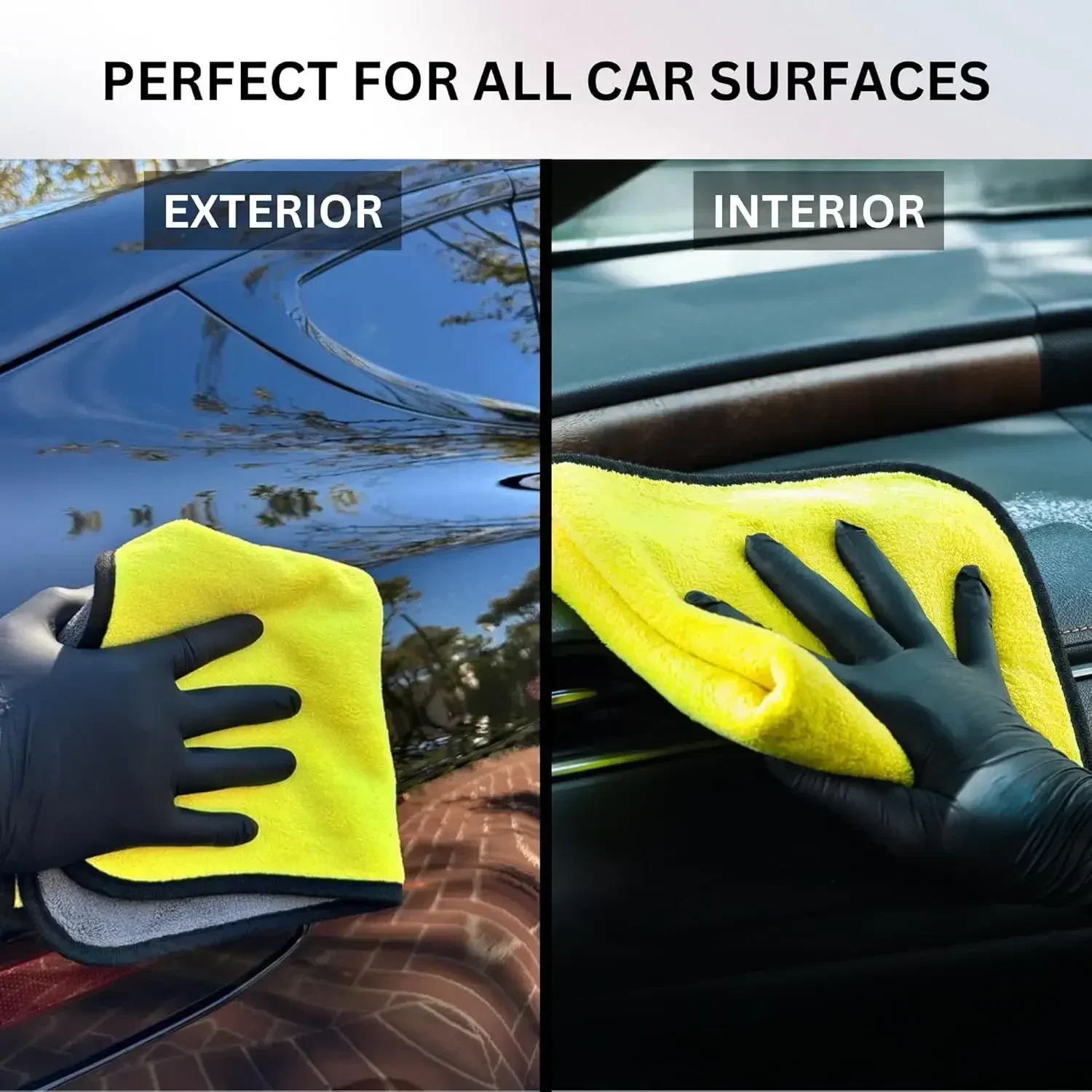 Microfiber Car Drying Towel Super Absorbent - 1/10 Buah Handuk Microfiber Cuci Mobil