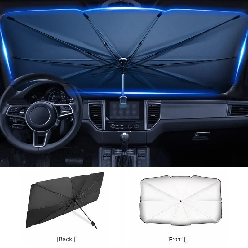 Pelindung Matahari Mobil Serba - Car Sunshade Windshield Umbrella Foldable ulasan dan harga