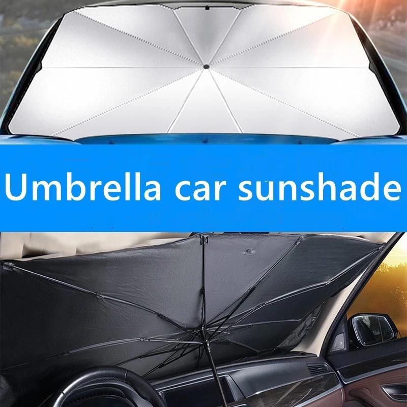 Pelindung Matahari Mobil Serba - Car Sunshade Windshield Umbrella Foldable ulasan dan harga
