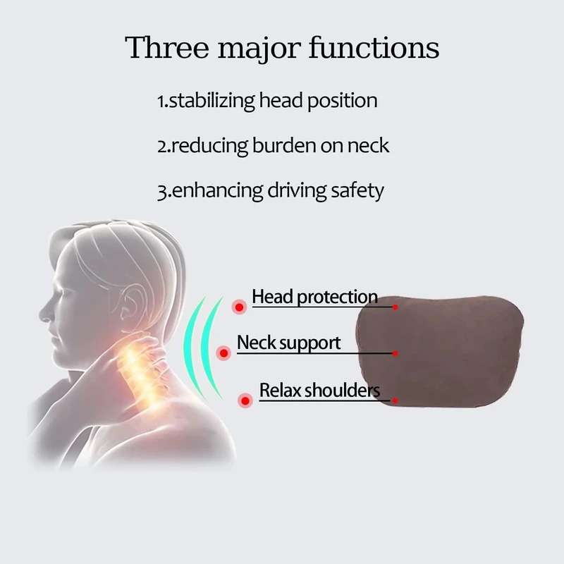 Bantal Sandaran Kepala Kursi M - Memory Foam Car Neck Pillow Lumbar Support ulasan dan harga