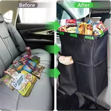 Kantong Sampah Mobil Hitam Tah - Waterproof Car Trash Can With Lid ulasan dan harga