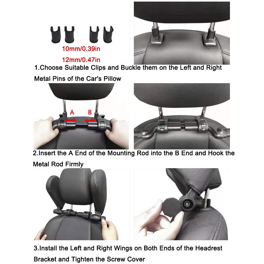 Bantal Sandaran Kepala Leher M - Memory Foam Car Neck Pillow Lumbar Support ulasan dan harga