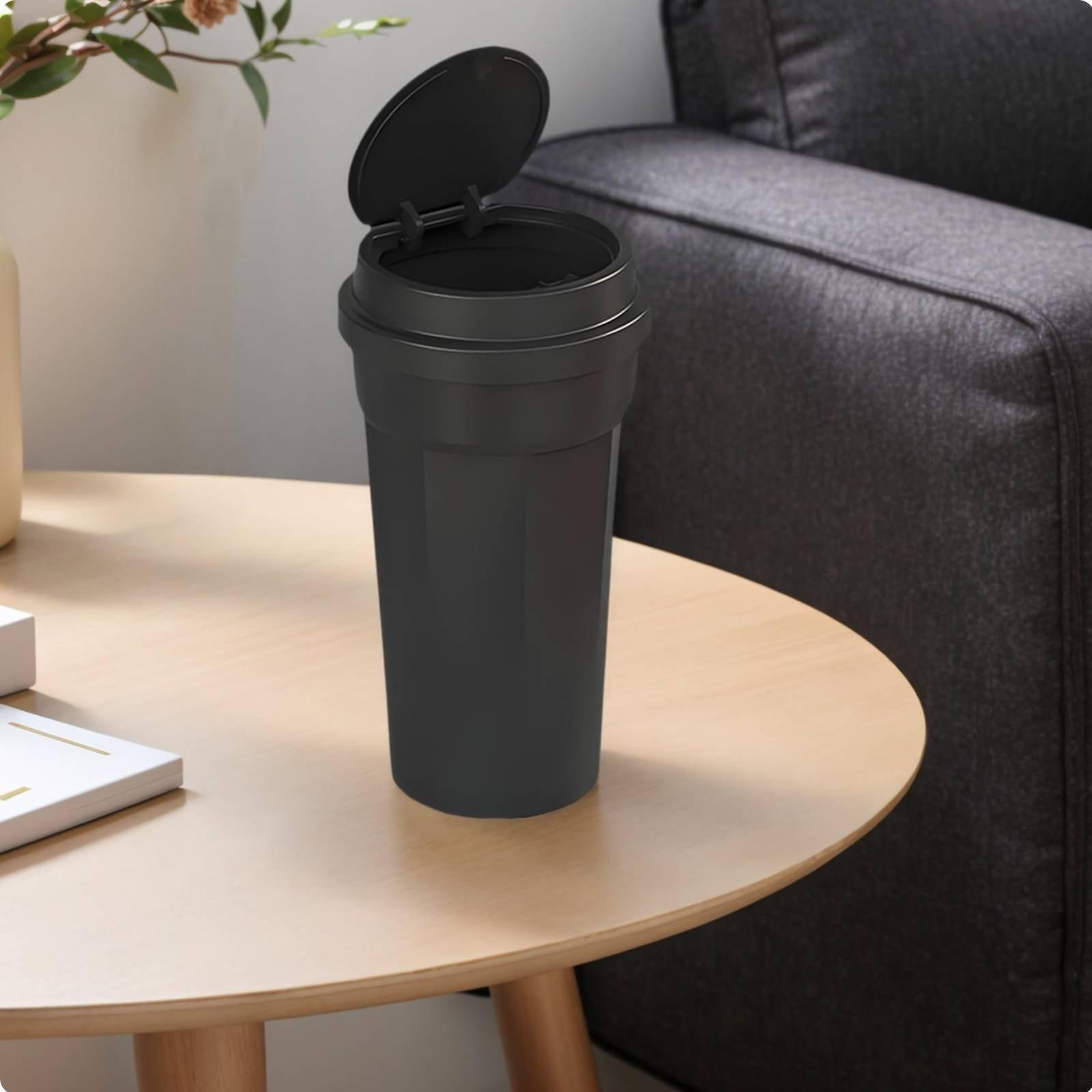 Tempat Sampah Mobil dengan Tut - Waterproof Car Trash Can With Lid ulasan dan harga