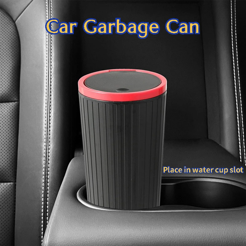 Kotak penyimpanan tutup bulat  - Waterproof Car Trash Can With Lid ulasan dan harga