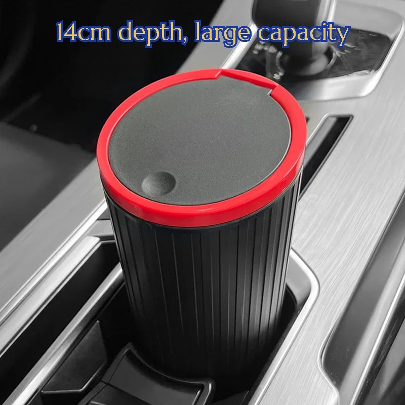 Kotak penyimpanan tutup bulat  - Waterproof Car Trash Can With Lid ulasan dan harga