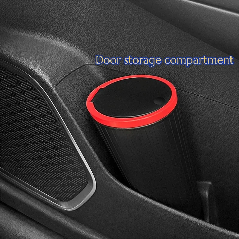 Kotak penyimpanan tutup bulat  - Waterproof Car Trash Can With Lid ulasan dan harga