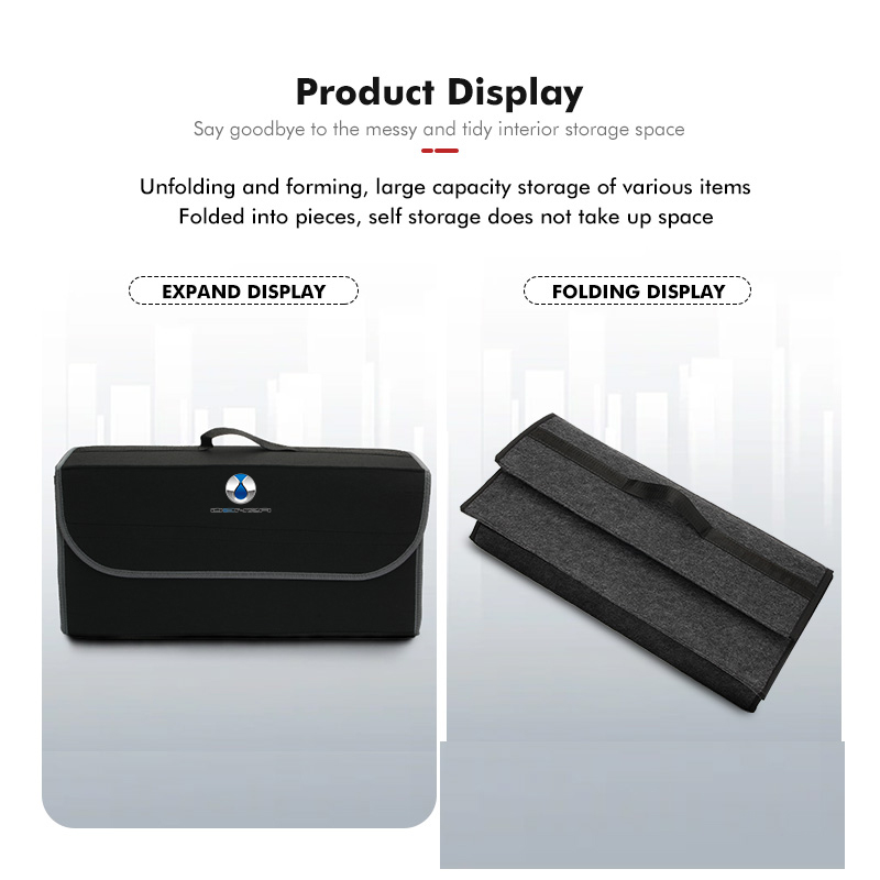 Untuk Denza Kotak Penyimpanan  - Car Trunk Organizer Foldable Storage Box ulasan dan harga