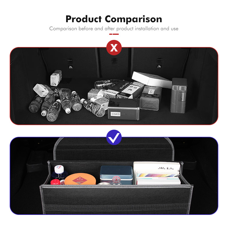 Untuk Denza Kotak Penyimpanan  - Car Trunk Organizer Foldable Storage Box ulasan dan harga