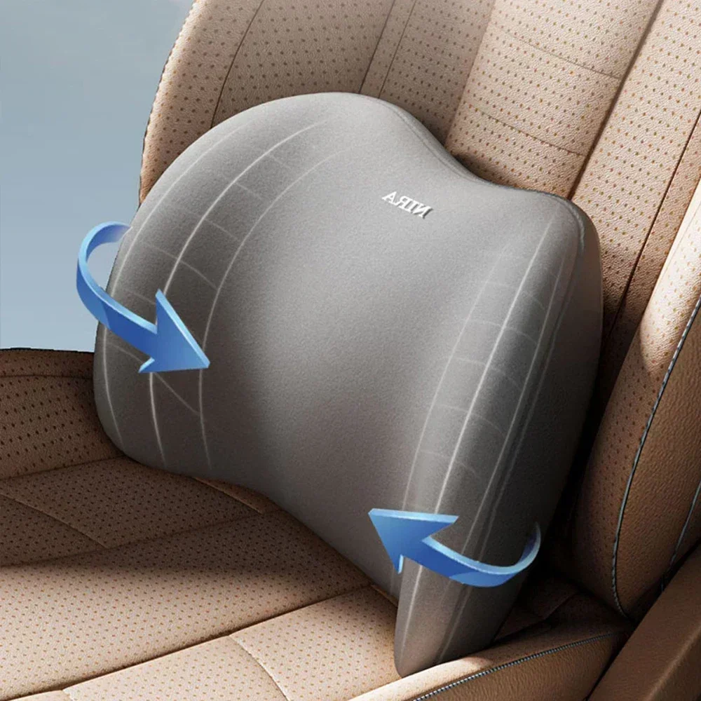 Bantal kursi mobil busa memori - Memory Foam Car Neck Pillow Lumbar Support ulasan dan harga