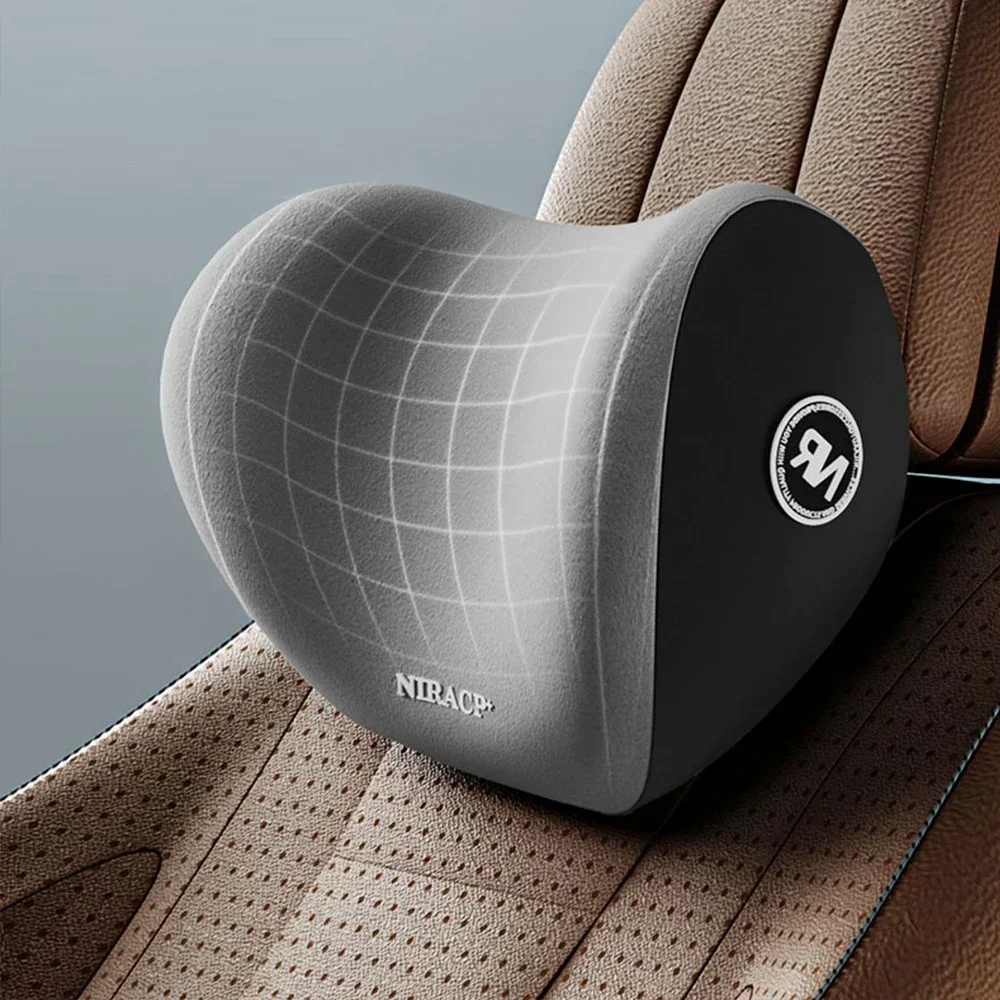 Bantal kursi mobil busa memori - Memory Foam Car Neck Pillow Lumbar Support ulasan dan harga