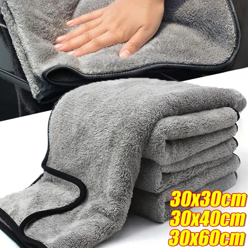 Handuk mobil serat mikro, kain - Microfiber Car Drying Towel Super Absorbent ulasan dan harga