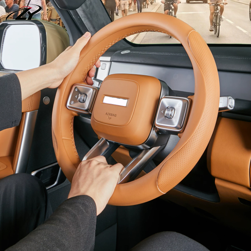 Untuk Chery ICAR V27 ICAUR V27 - Car Steering Wheel Cover Anti Slip Breathable ulasan dan harga