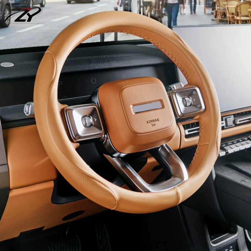 Untuk Chery ICAR V27 ICAUR V27 - Car Steering Wheel Cover Anti Slip Breathable ulasan dan harga